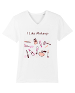 Makeup Tricou mânecă scurtă guler V Bărbat Presenter