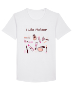 Makeup Tricou mânecă scurtă guler larg Bărbat Skater