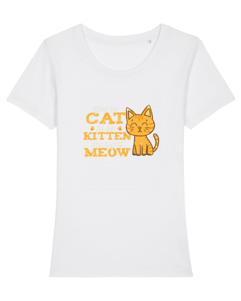 Cat Kitten Meow White