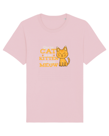 Cat Kitten Meow Cotton Pink