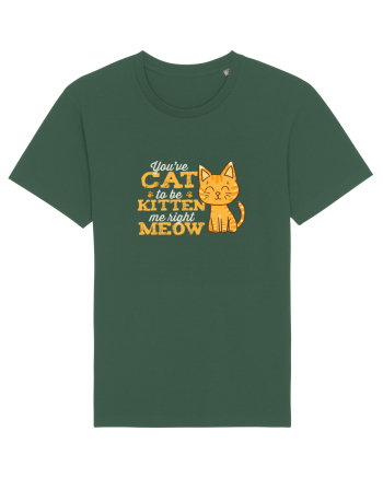 Cat Kitten Meow Bottle Green