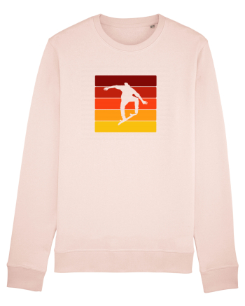 Retro Skateboarding Sunset - Skater For Life Candy Pink