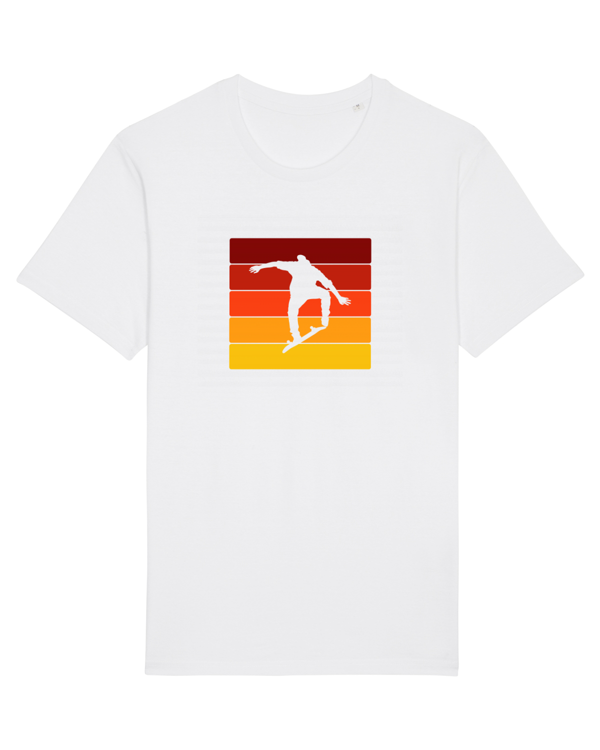 Tricou mânecă scurtă Unisex Rocker White