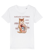 Anatomia unei pisici Tricou mânecă scurtă  Copii Mini Creator