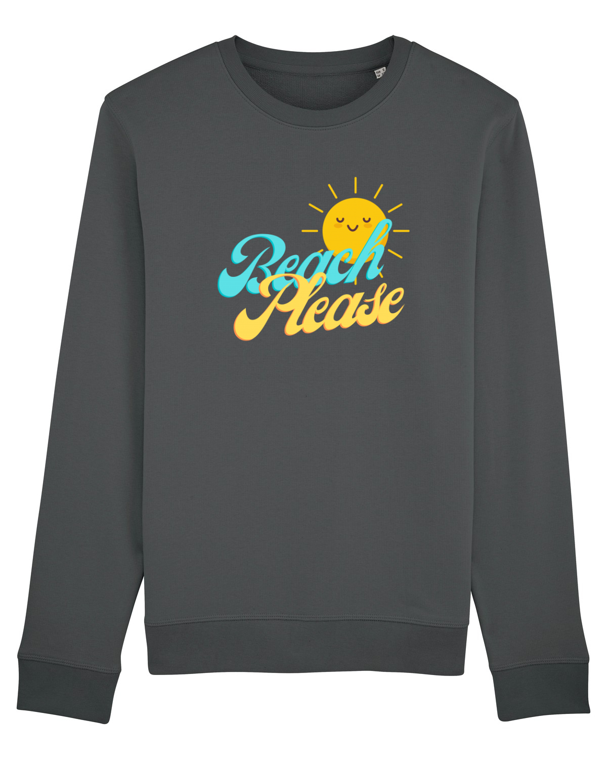 Bluză mânecă lungă Unisex Rise Anthracite