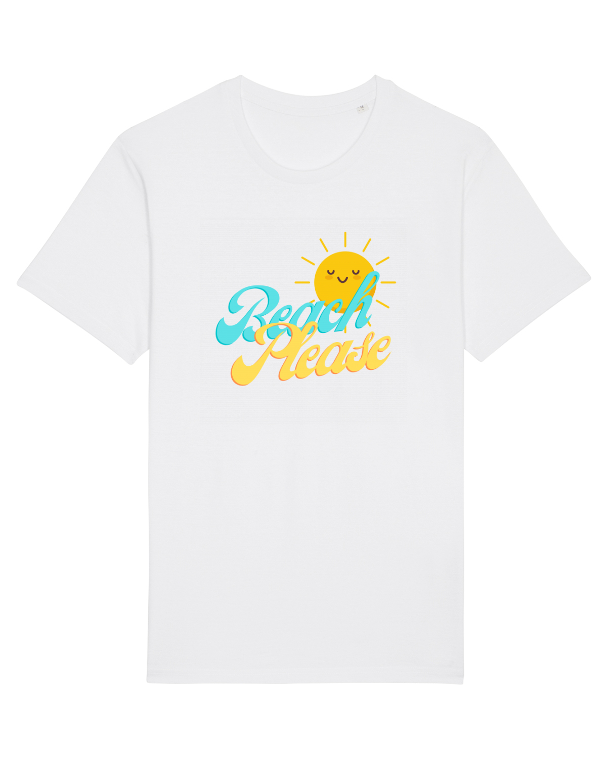 Tricou mânecă scurtă Unisex Rocker White