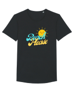 Beach Please Tricou mânecă scurtă guler larg Bărbat Skater