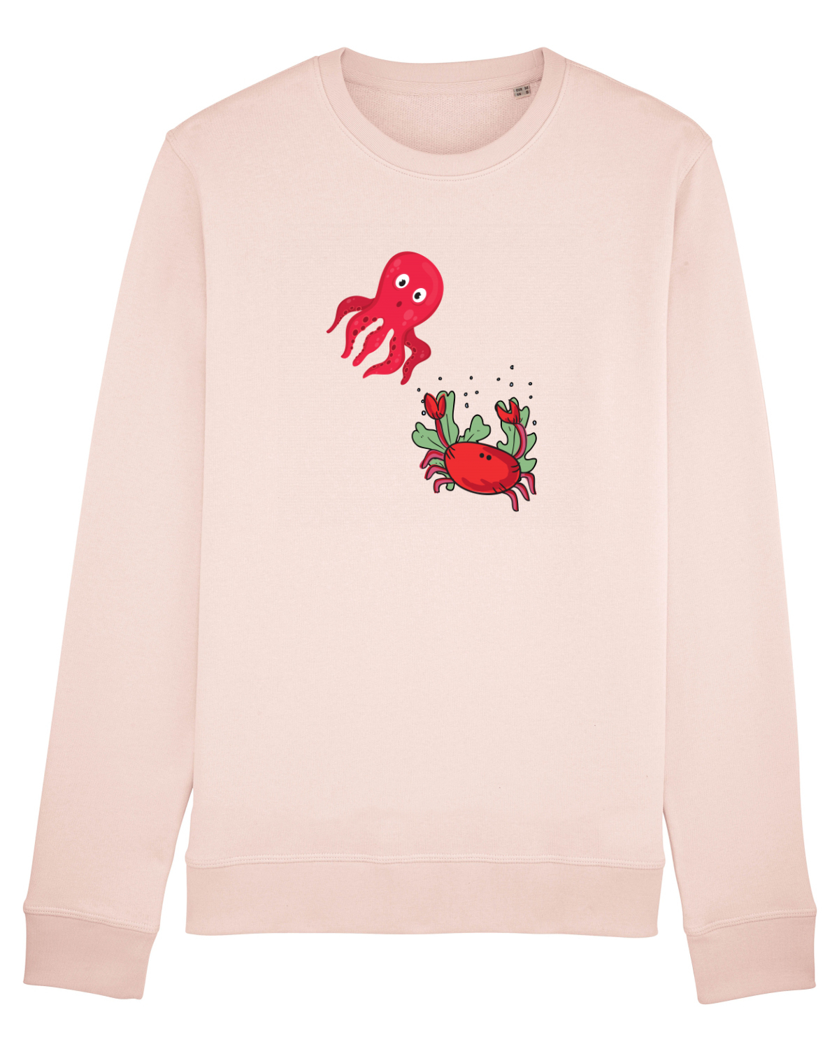 Bluză mânecă lungă Unisex Rise Candy Pink