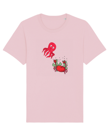 Rac vs Caracatiță Cotton Pink