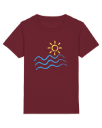 Marea și Soarele Tricou mânecă scurtă  Copii Mini Creator