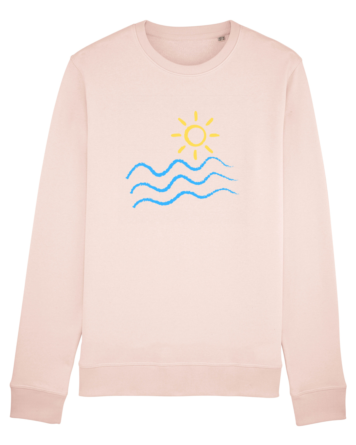 Bluză mânecă lungă Unisex Rise Candy Pink