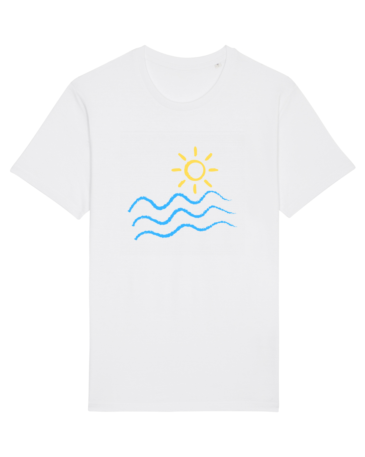 Tricou mânecă scurtă Unisex Rocker White