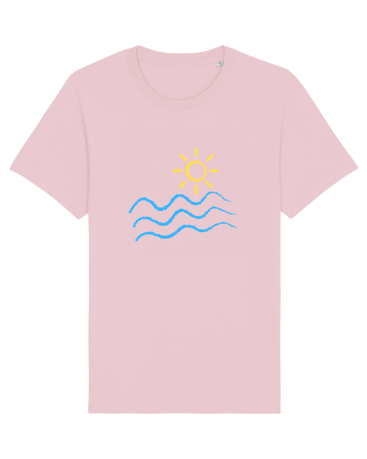 Tricou mânecă scurtă Unisex Rocker Cotton Pink