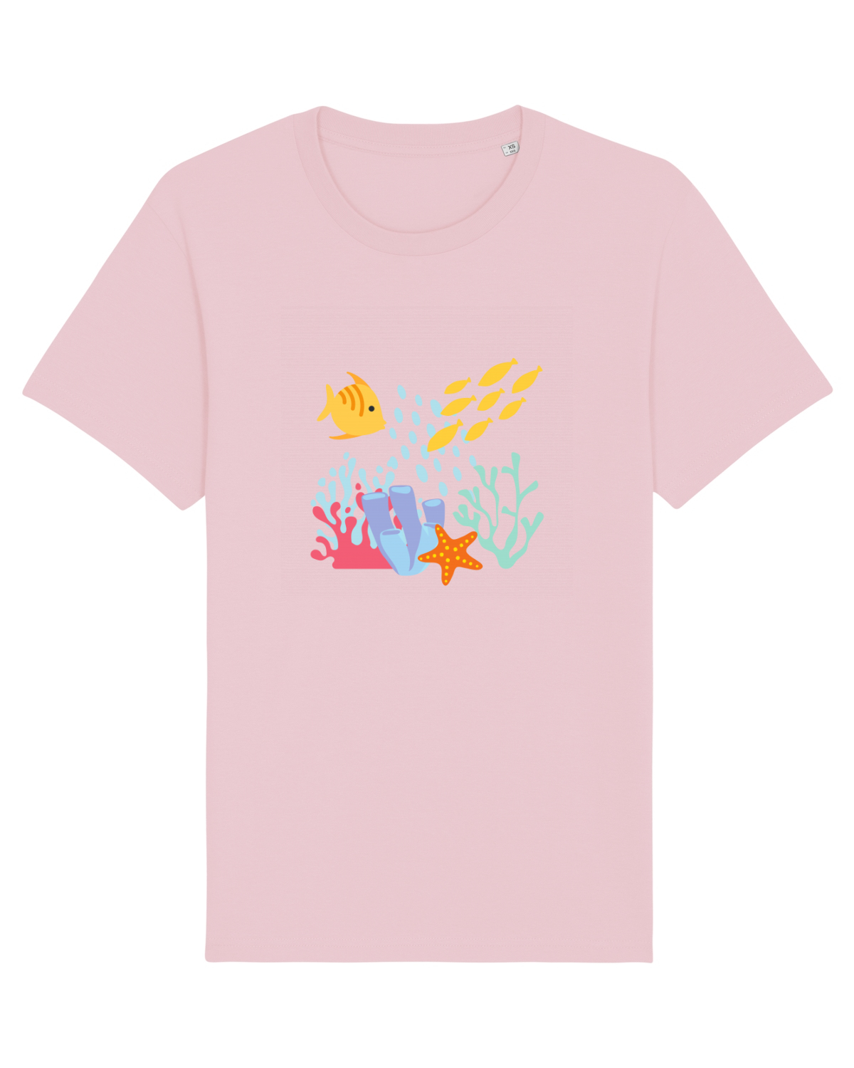 Tricou mânecă scurtă Unisex Rocker Cotton Pink