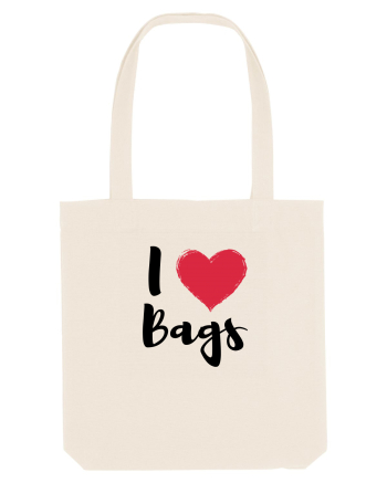 I love bags negru Natural