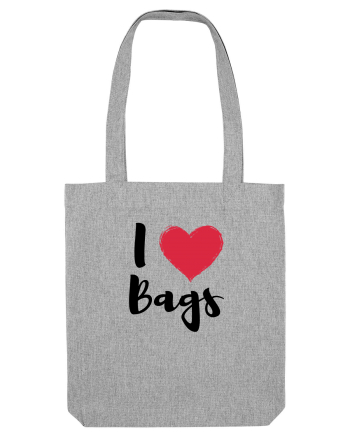 I love bags negru Heather Grey