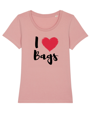 I love bags negru Canyon Pink