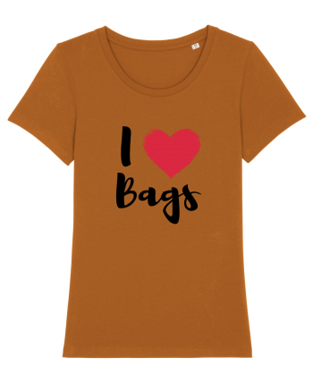 I love bags negru Roasted Orange