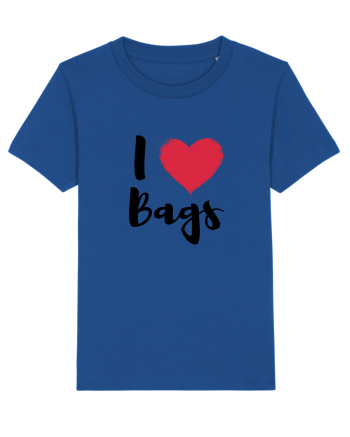 I love bags negru Majorelle Blue