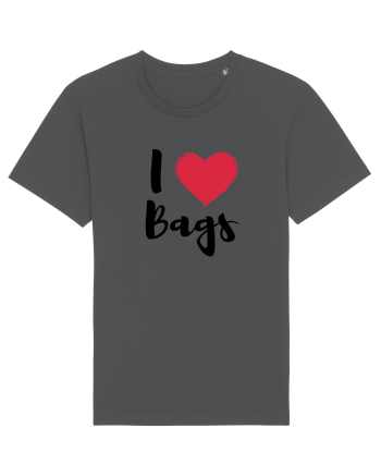 I love bags negru Anthracite