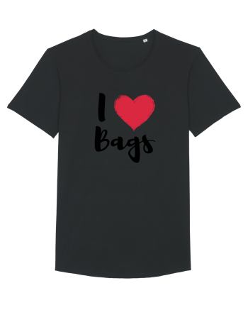 I love bags negru Black