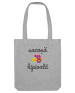 Sacoșă hipioată flori colorate  Sacoșă textilă