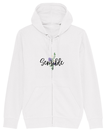 Sensible floare albastră White