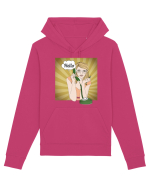 Pin up girl on the phone Hanorac Unisex Drummer