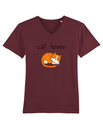 Cat Lover Burgundy