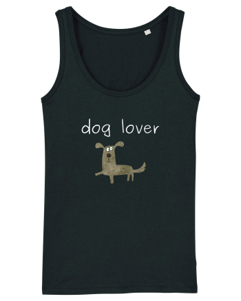 Dog Lover alb Black