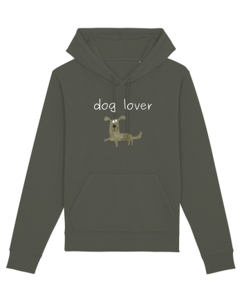 Dog Lover alb Khaki