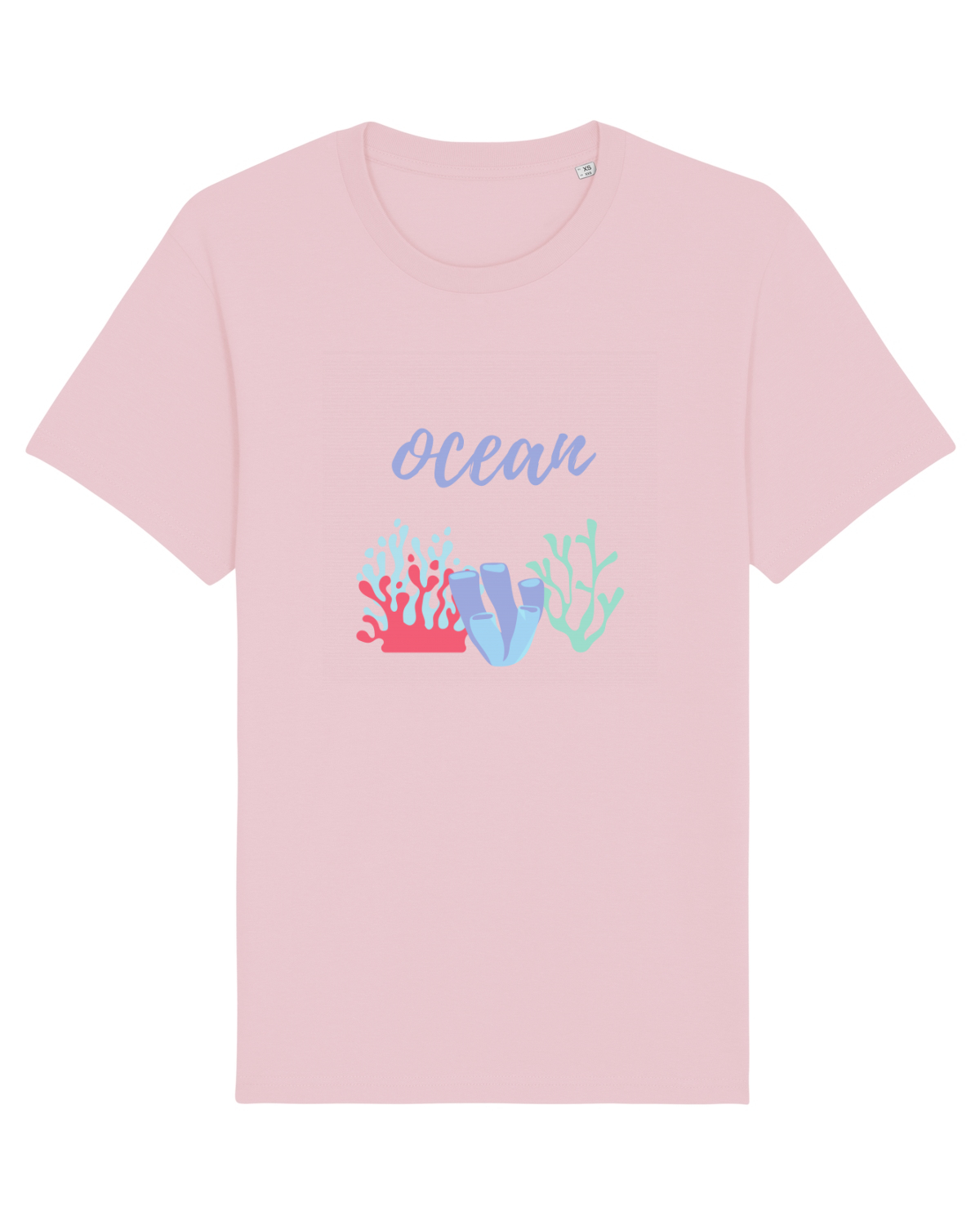 Tricou mânecă scurtă Unisex Rocker Cotton Pink