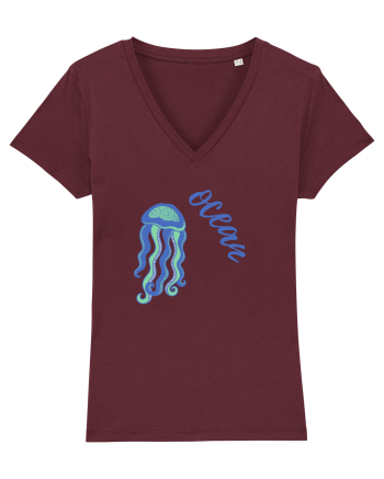 Ocean Meduză Burgundy