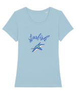Starfish ( stea de mare) Tricou mânecă scurtă guler larg fitted Damă Expresser