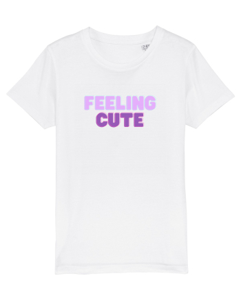 Feeling cute White