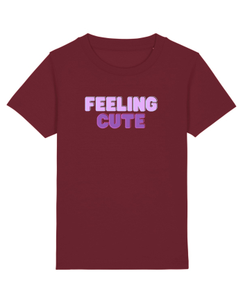 Feeling cute Burgundy