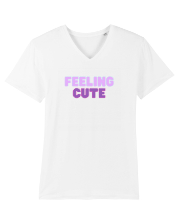Feeling cute White