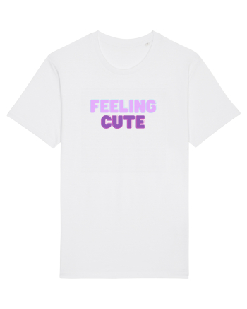 Feeling cute White