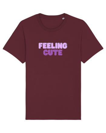 Feeling cute Burgundy