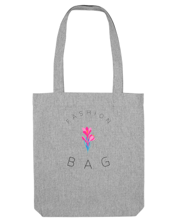 Fashion bag floare roz Heather Grey