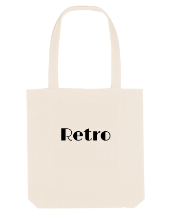 Retro text negru Natural