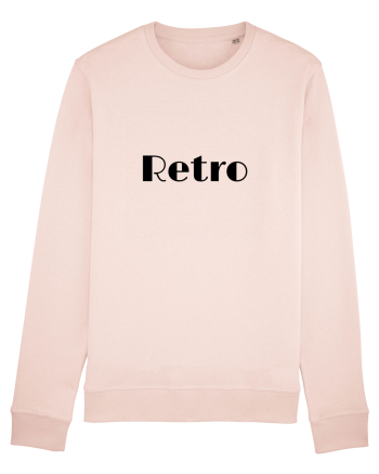 Retro text negru Candy Pink