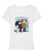 Jeux d'enfants Tricou mânecă scurtă guler larg fitted Damă Expresser