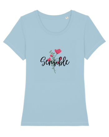 Sensible floare roșie Sky Blue