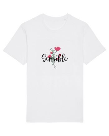 Sensible floare roșie White