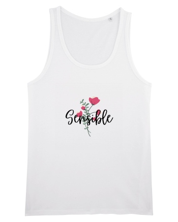 Sensible floare roșie White