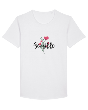 Sensible floare roșie White