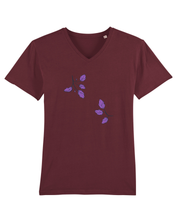 Frunze mov Burgundy