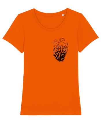 Explore your heart Bright Orange