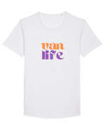 Van Life Tricou mânecă scurtă guler larg Bărbat Skater